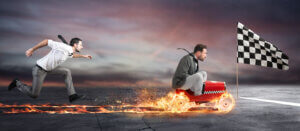 Image showing browning associates legit performance using peddle cars as an example on career success