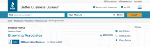 image showing browning associate bbb reviews