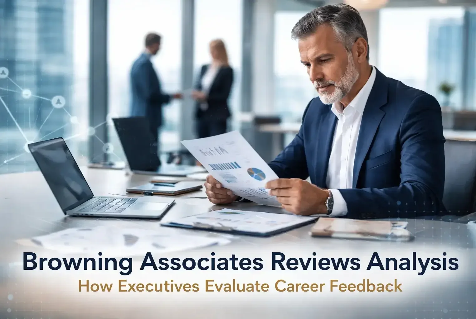 Browning Associates reviews analysis showing how executives evaluate career coaching feedback and review patterns